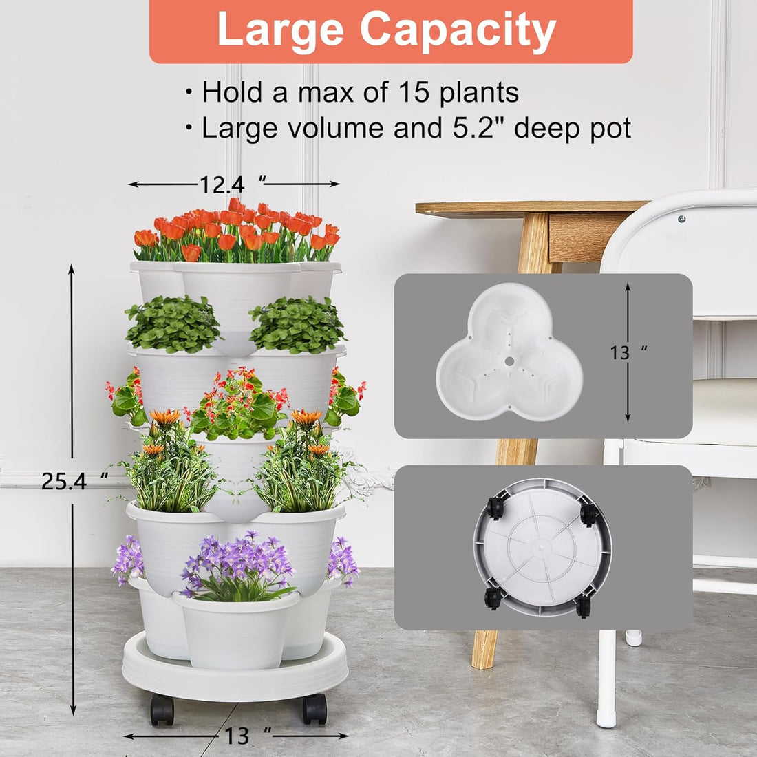 SpinGarden™ Tour de jardin rotative